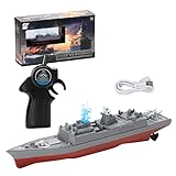 Ziurmut Spielzeug Schlachtschiff | 2.4G RC Kriegsschiff Bootsspielzeug | Wasserspielzeug für...