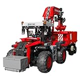 LOTI Technik Traktor, Traktor Und Mähdrescher, Bauernhof Spielzeug Kompatibel mit Lego Technic...