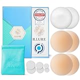 ILLURE® Nippelpads – Damen Nipple Cover [2 Paar] mit Brustwarzenschutz - Nipple Pads...