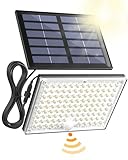 ONLYWIN Solarlampen für Außen mit Bewegungsmelder, 113 LED Solar Lampe Outdoor mit Linse, IP65...