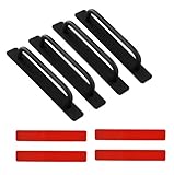 Aohyue 4 Stück Balkontürgriff Außen, Selbstklebende Türgriff ohne Bohren, Balkontürgriff aus...