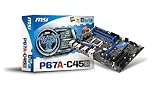MSI P67A-C45 (B3) 7673-011R Mainboard Sockel 1155 4X DDR3 Speicher ATX max. 32GB (3X PCI, 1x PCI-e...