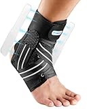 Fitomo Sprunggelenkbandage, Einstellbares Fußbandage mit Abnehmbarem Stabilisator, Fußbandage für...