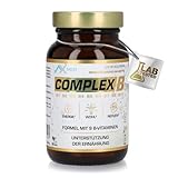 AX-MED Vitamin B Komplex - 9-Vitamin-Formel | 60 Kapseln, 60 Tage | Unterstützt...