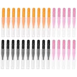 ZAMXHUG Wimpernkämme & Brauenbürstchen - 30 pcs Mini Augenbrauenbürsten, tragbare Wimpernbürste,...