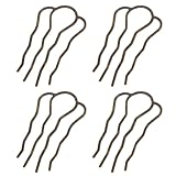 Sibba 4 x Haar Steckkamm 4 Zähne Metall Seitenkämme Haarnadeln Haarkämme Einsteckkamm Stecken...
