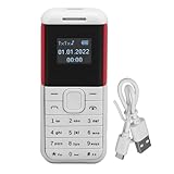 Plyisty GSM Phone, Winziges Handy Sound Player 0.66in Bildschirm Multifunktional Long Standby für...