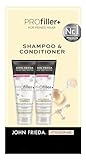 John Frieda PROfiller+ Set - Shampoo, 250ml & Conditioner, 250ml - Haartyp: fein - Verdichtet und...