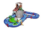 AquaPlay - AdventureLand - Wasserbahn mit Berg, Turm und Stausee, Spieleset inkl. 2 Tierfiguren,...