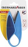 Eberhard Faber 579951 – Mini Kids Kinderschere in blau, für Linkshänder und Rechtshänder...