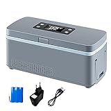 TRAGLO Insulin Kühlbox Tragbarer wiederaufladbarer USB-Insulinkühlschrank Kleines Reiseauto...