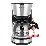 Emerio CME-122933, Filter Kaffeemaschine, 1.25l für bis zu 10 Tassen frischen Kaffee,...