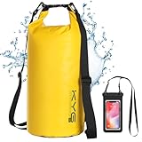 KYG Dry Bag 20L wasserdichte Tasche, 5L/10L/20L, mit Wasserdicht Handyhülle, Trockentasche für...