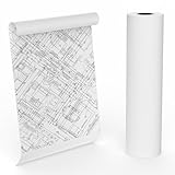 Breitformat-Papier, 91,4 cm x 45,7 m, CAD-Bond-Rollen, Plotterpapier auf 5,1 cm Kern für...