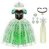 URAQT Mädchen Kostüm Kleid, Kinder Prinzessin Kostüm für Karneval Party Cosplay Verkleidung...