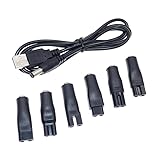 Universal Haarschneidemaschine Kabel DC Stecker USB Adapter Ladeköpfe Netzkabel Rasierer Ladegerät...