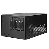 SilverStone Technology CS351, Hot-Swapping-fähiges SAS-12G-/SATA-6G-NAS-Gehäuse mit 5 Einschüben...