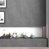 LACHEERY Dunkelgrau Tapete Betonoptik Wohnzimmer 40cm x 700cm Grau Tapete Selbstklebend Industrial...