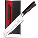 iMarku Antihaft Santoku Messer Profi Kochmesser [Ultra Scharfem] Japanisches Allzweck Küchenmesser...