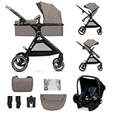 Kinderkraft ESME Pushchair 3-in-1 Complete Set up to 22 kg, Combination Pram Travel Systems with...