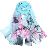 FAIRYGATE Schal Damen tuch Georgette Modischer Seidenschals Eleganter Weicher Leichter Schal Loop...