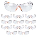 Kurtzy 12-er Pack Schutzbrille Arbeitsschutzbrille - Arbeitsschutzbrille mit Gummieinsatz - Safety...