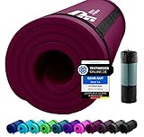 REFIT FITNESS Sportmatte Comfort-Max 190 x 60 x 1.5 cm Beere PainProtect SmartCell NBR Yogamatte...