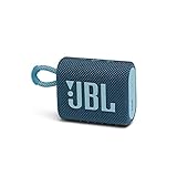 JBL GO 3 kleine Bluetooth Box in Blau – Wasserfester, tragbarer Lautsprecher für unterwegs –...