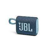 JBL GO 3 kleine Bluetooth Box in Blau – Wasserfester, tragbarer Lautsprecher für unterwegs –...