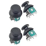 Bsowte 2 x Griff 3D Daumen-Joystick links und rechts Wippe für / PS4Slim / Pro Thumb Rocker Ersatz
