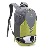 Basketball-Rucksack mit 35 l Fassungsvermögen und Ballfach unten – Tasche für Sportgeräte mit...