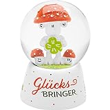 Sheepworld Traumkugel Motiv 'Glücksbringer' | Schneekugel, Glas, Polyresin, Motivdruck | Geschenk...