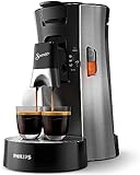 PHILIPS Senseo Select Kaffeepadmaschine - mit Crema Technologie, Kaffeestärkewahl, Memo-Funktion,...