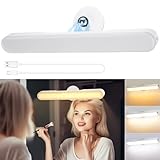 LED schminktisch beleuchtung, Dimmbar Vanity Mirror Licht für Schminktisch Lampe, 4000mAH...