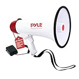 Pyle PMP40 Megaphon Lautsprecher Audio-PA-System mit Kabelmikrofon, eingebautem Sirenenalarm und...