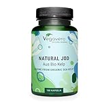 Jod aus Bio Kelp Vegavero | 100% Organic | Preis-Leistungs-Sieger 2024* | PureSea aus schottischer...