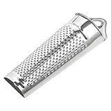 SHINEOFI Edelstahl Knoblauchreibe Ingwerreibe Küchenreibe mit Aufhängeöse Multifunktionale...