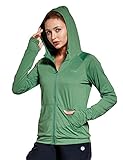 FitsT4 Sports Laufjacke Damen Leichte Sportjacke Langarm Fitness Yoga Trainingsjacke voll Zip...