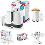 Bundle of NUK Vario Express Flaschensterilisator, NUK Thermo 3in1 Babyflaschenwärmer, NUK MultiDry...