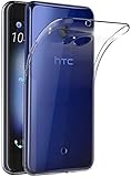 REY Pack 3X Transparent Silikonhülle TPU für HTC U11, Handyhülle Premium Kratzfest TPU...