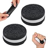 2 Stück Oreo Squishy Oreo Stressabbau Taba Squishy XXL Keks Fufu Squishy Squeeze Taba Squishy Oreo...