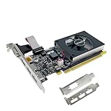 QTHREE GT 730 4G D3 Grafikkarte, 2X HDMI, 1x DVI, 1x VGA, Grafikkarten for PC, GPU, für mehrere...