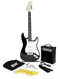 RockJam Full Size Electric Guitar Kit with 10-Watt Guitar Amp, Lessons, Strap, Gig Bag, Picks,...