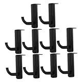 Gadpiparty 10 Stück Teiliges Schwarzes Headset-halter Selbstklebender Monitor-kopfhörerhaken aus...