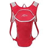 ANKROYU Nylon-Trinkrucksack, 5 l, Leichter, atmungsaktiver Wasserrucksack mit verstellbaren Trägern...