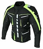 EURO STARS Motorradkombi 2-teilig–Wasserdicht & Winddicht mit Protektoren & herausnehmbarem...