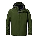 Schöffel Herren 3in1 Jacket Partinello Doppeljacke, Loden Green, 48