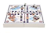 Würfelspiel Brettspiel Küstendesign maritim Leuchtturm Strandkorb Seehund Möwe 25 * 25 * 3cm