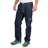 Goodyear Herren Stretch Denim Tischler Stil Seitentasche Arbeit Und Arbeitskleidung Hosen,...