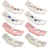 YouXiaor 8 Stücke Keramik Stäbchen Halter,Essstäbchenhalter Japanische Essstäbchenablage...